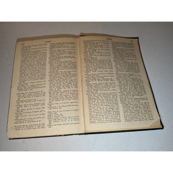 Vintage Antique 1926 Abraham Lincoln The Prairie Years Blue Ribbon Books 1st Ed - Picture 11 of 11